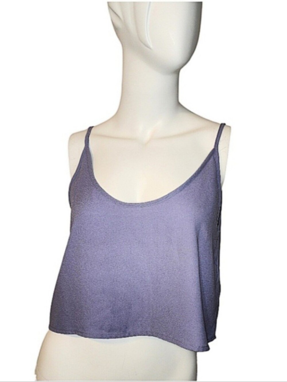 Forever 21 Lavender Scoop Neck Cropped Cami Size S